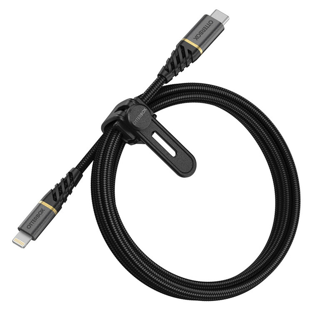 OtterBox Fast Charge Premium Lightning USB-C Cable 1M - Black