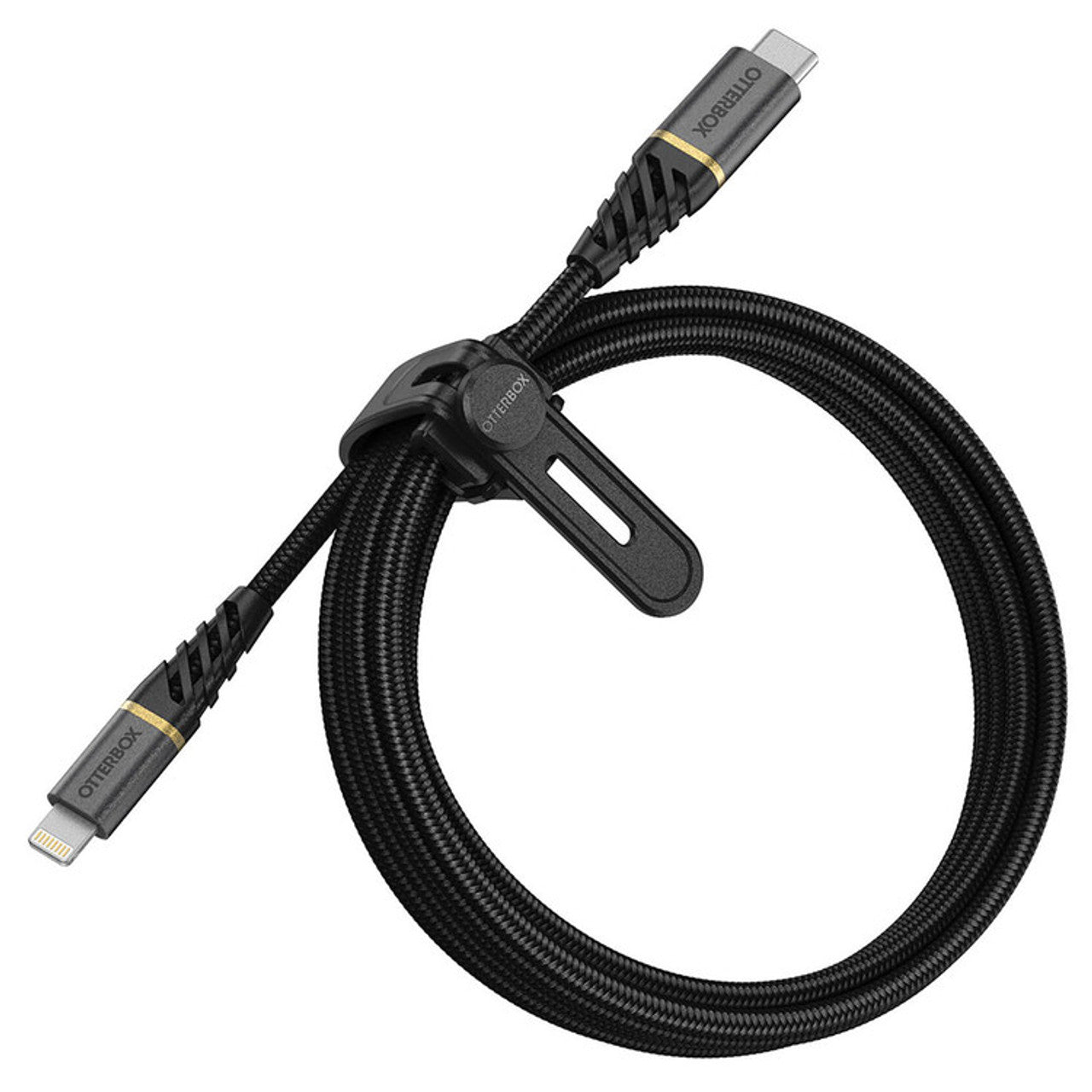 OtterBox Fast Charge Premium Lightning USB-C Cable 2M - Black