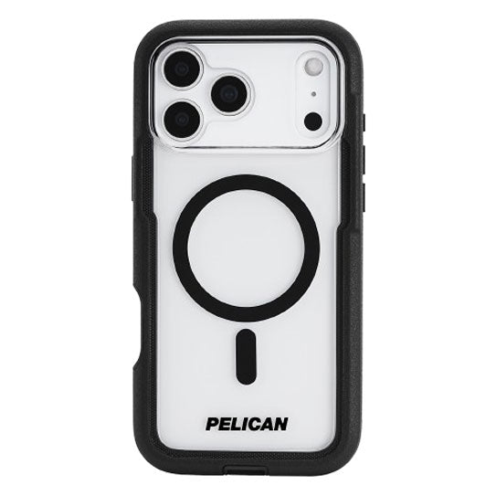 Pelican Voyager Magsafe with Holster Case iPhone 17 Pro - Black/Clear