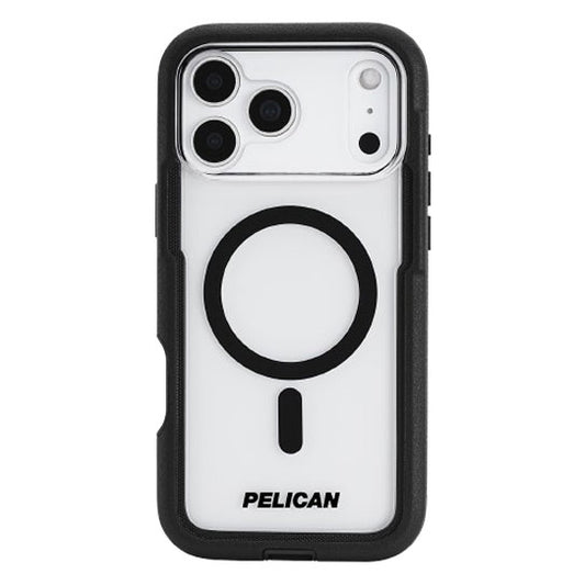 Pelican Voyager Magsafe with Holster Case iPhone 17 Pro - Black/Clear