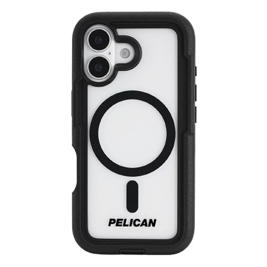 Pelican Voyager Magsafe with Holster Case iPhone 17 - Black/Clear