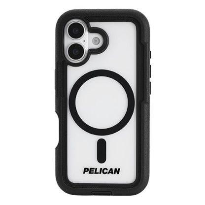 Pelican Voyager Magsafe with Holster Case iPhone 17 - Black/Clear