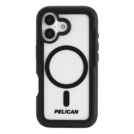 Pelican Voyager Magsafe with Holster Case iPhone 17 - Black/Clear