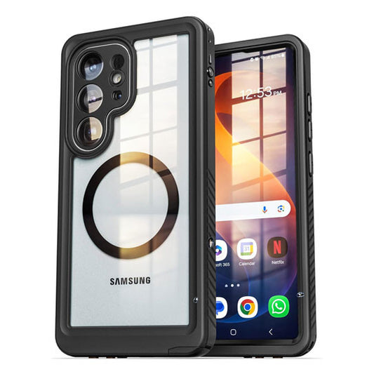Encased Titan Waterproof Case Samsung Galaxy S26 Ultra - Clear/Black